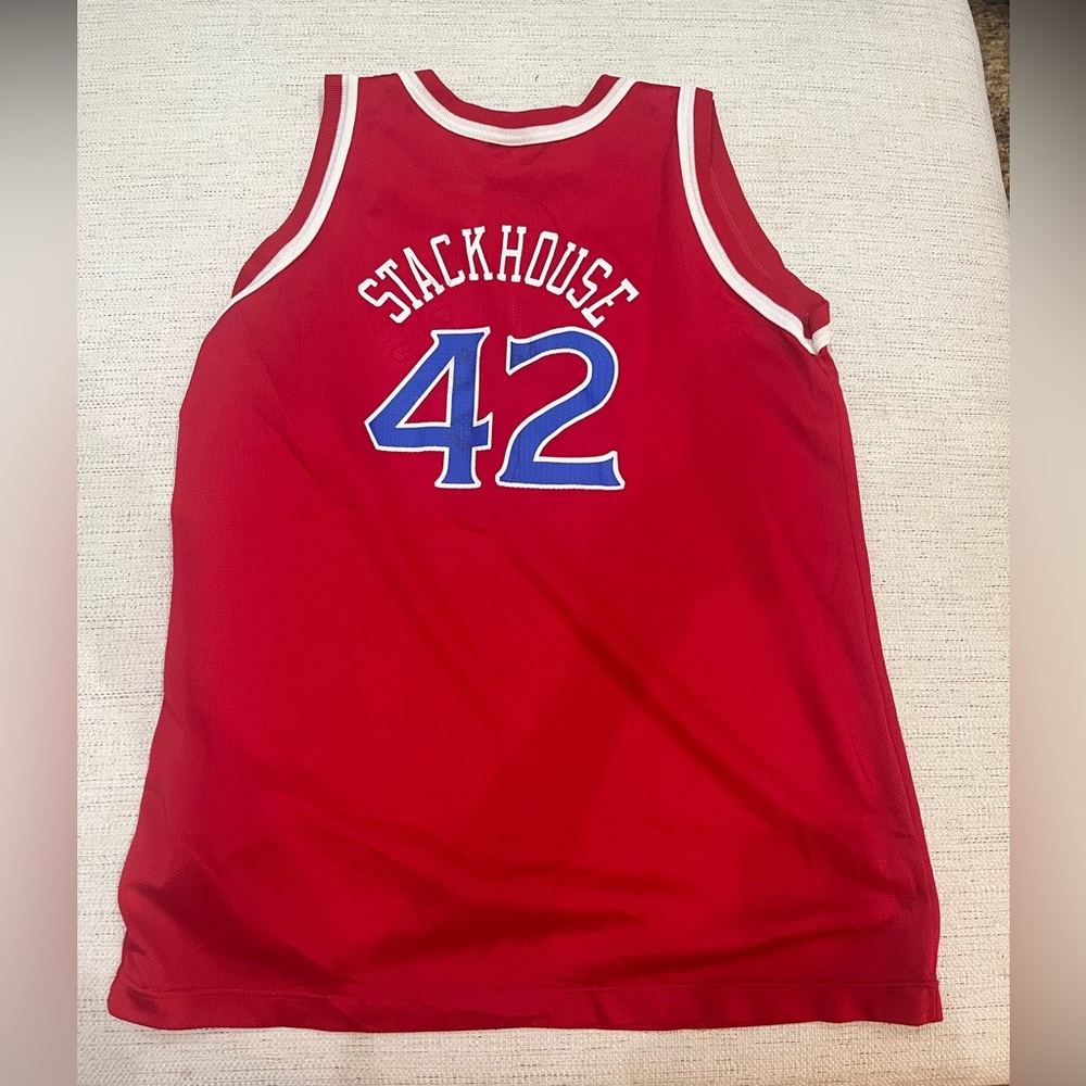 Jerry Stackhouse NBA throwback jersey. Youth XL.